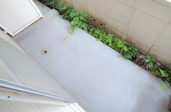 スリーウッド幕張のバルコニー