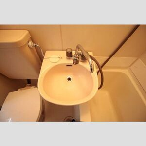 スリーウッド幕張の洗面所