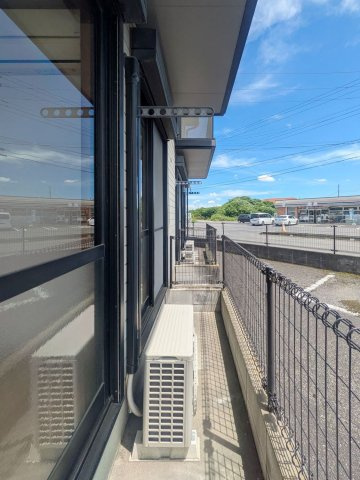 【ユーハウスＤ棟のバルコニー】