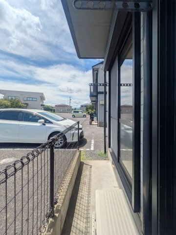 【ユーハウスＤ棟のバルコニー】