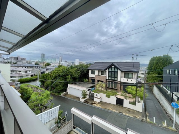 【津雲台6丁目テラスハウス貸家の展望】
