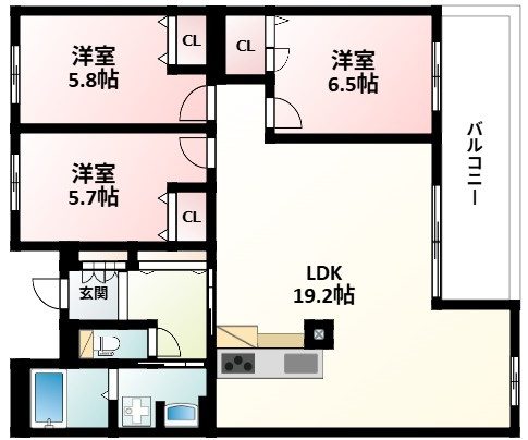 間取り：227104434778