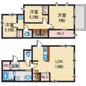 間取り：227094276836