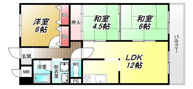 間取り：227102386936