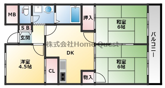 間取り：227103547652