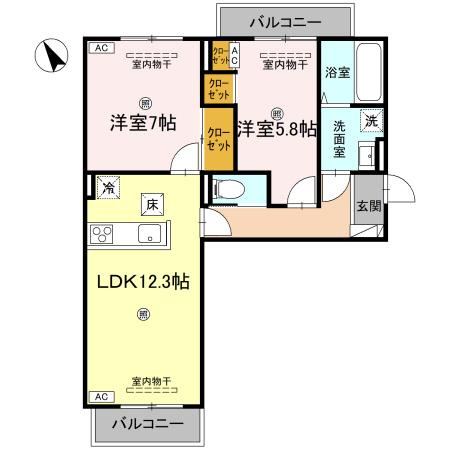 J.リヴェール高松西宝町 A棟のイメージ