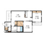 Ｇｒａｃｅ　ｃｏｕｒｔ西棟の間取り