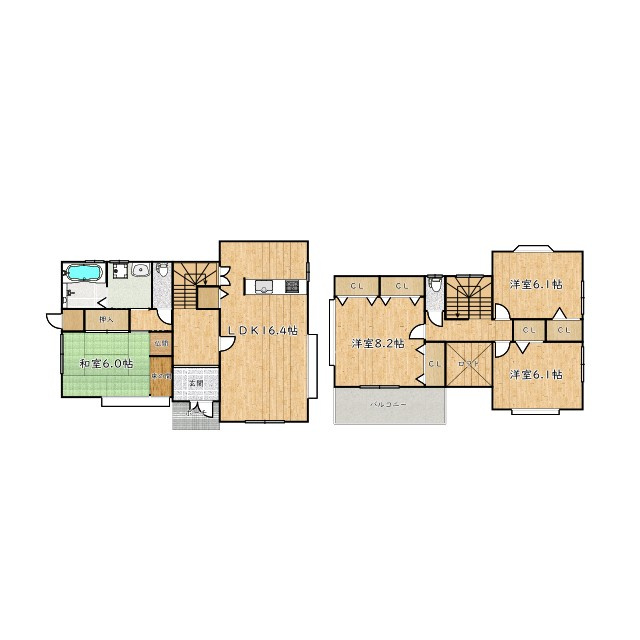 間取り：227102983456