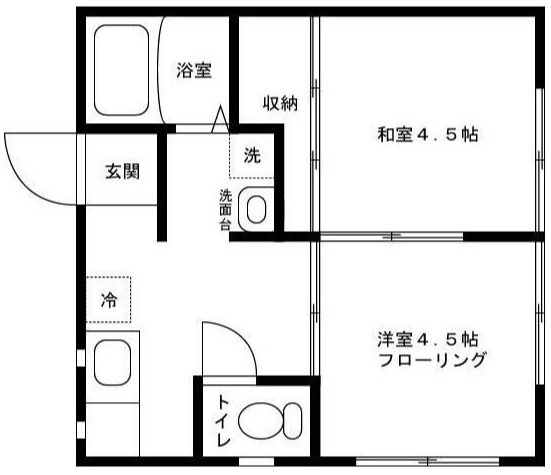 トヨトミハウスⅡの間取り