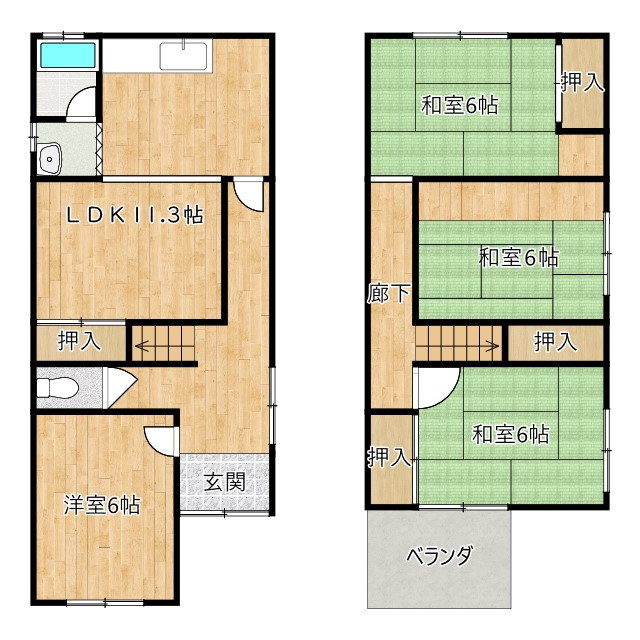 間取り：227101890165