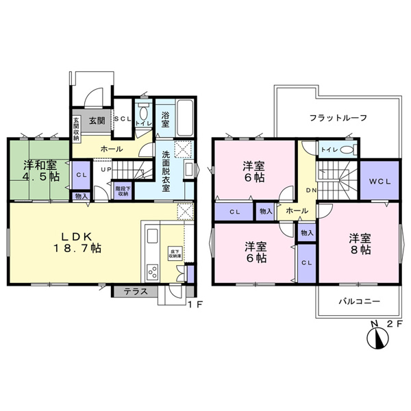 【事業用／菊陽町原水／原水駅南3号地の間取り】