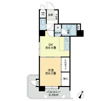 ライオンズマンション長町の間取り