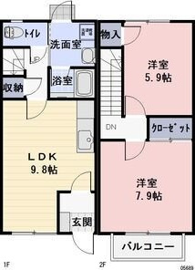 間取り：224007568536