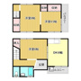 法善寺4丁目戸建ての間取り