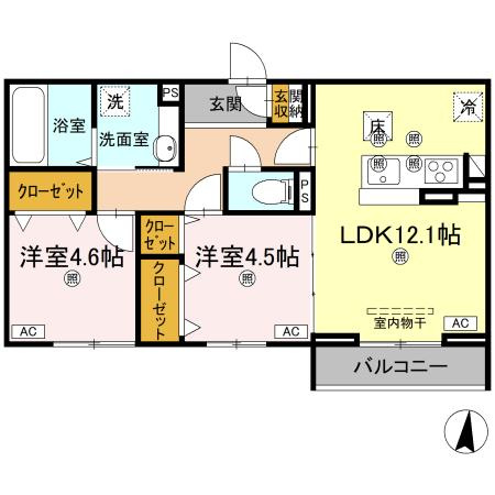 間取り：236003737746