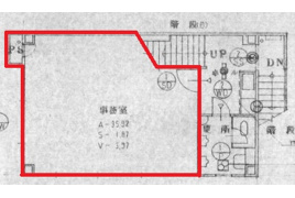 大津市松本1丁目　事務所の間取り