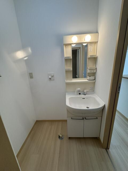 【町田市小山町のアパートの洗面所】