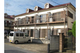 ラルーチェ杉戸A棟の外観