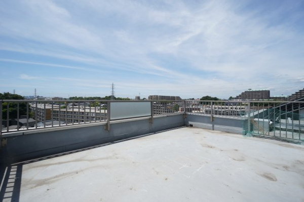 ビラ園生のバルコニー