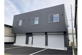 港区大西倉庫付き事務所の外観