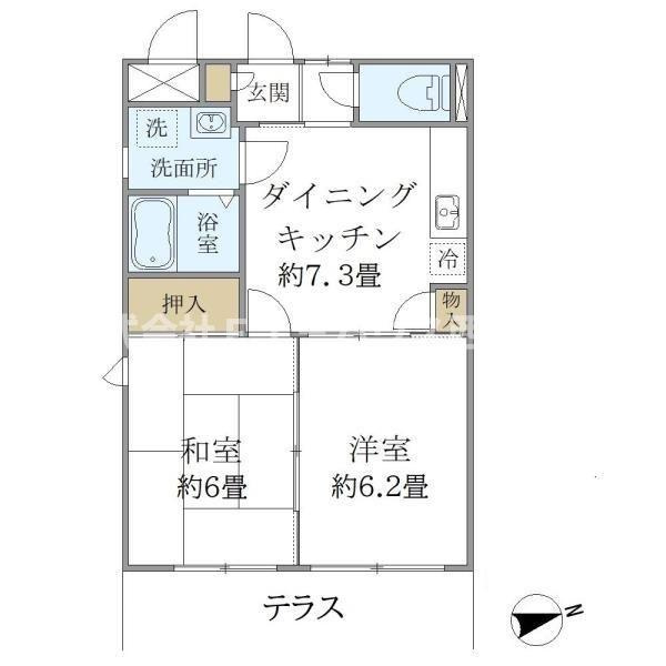間取り：212058610374