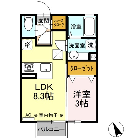 【シルベーヌの間取り】
