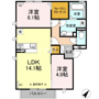 セジュール秀峰の間取り