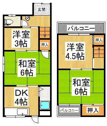 間取り：227103739564