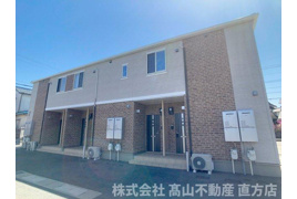 直方市大字知古のアパートの外観