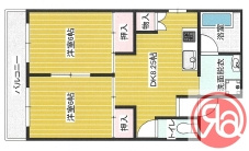 エルディ東住吉の間取り