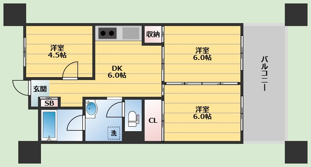 間取り：227103990896