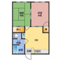 コーポＹＳ　Bの間取り