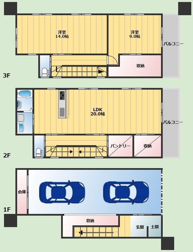 間取り：227103264704