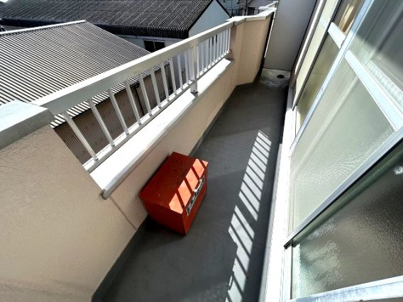 【森コーポラスのバルコニー】