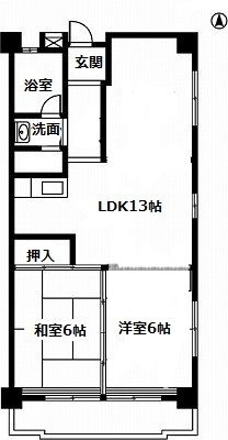 【森コーポラスの間取り】