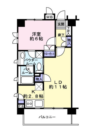 グランシティ湘南海岸マリナージュスクエアの間取り