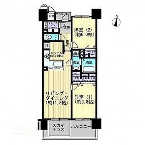 高松市浜ノ町 14階建 築8年のイメージ