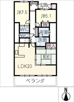 キャッスルハイツ岐阜西1002号室のイメージ