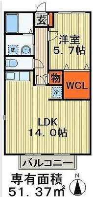 カーサ・デュークの間取り