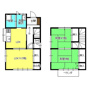 岩井西貸家の間取り