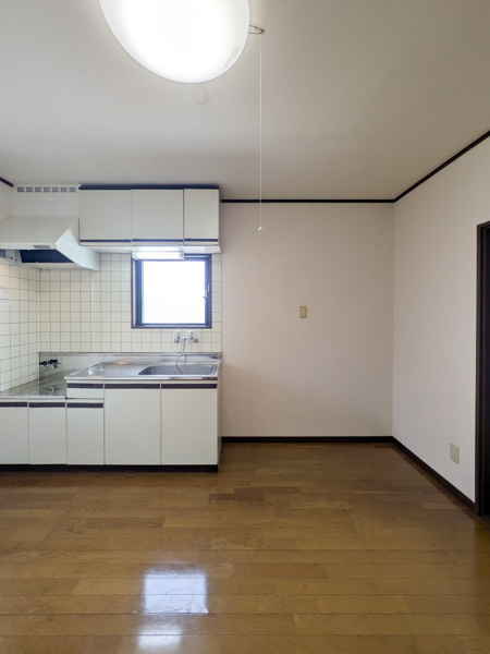 【キャッスルハイツＡ棟の居間】