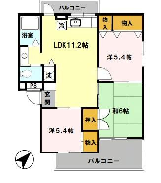 間取り：227100646684