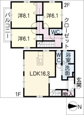 間取り：223038391464