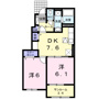 Ｒｅｓｔ　ＨｏｕｓｅⅢ　Ｂの間取り