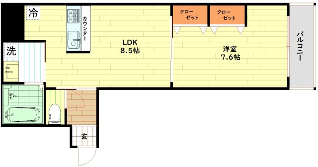 大阪市此花区四貫島2丁目&nbsp;8階建&nbsp;築37年のイメージ