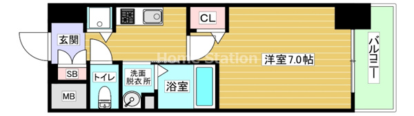 【エスリード西九条レジデンスの間取り】