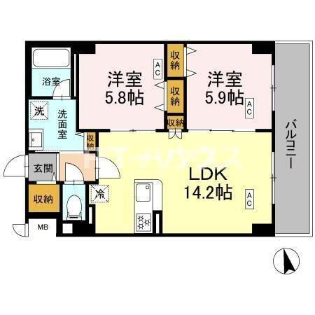 間取り：212058611099
