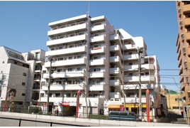 ライオンズマンション方南町駅前の外観