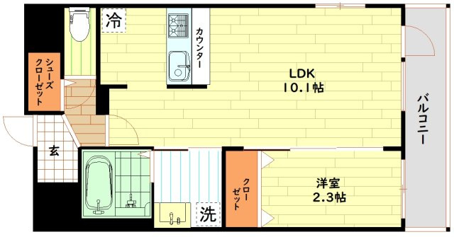 間取り：227103601545