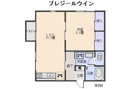 プレジールウインの間取り